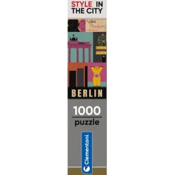Clementoni Football|Vintage|Style In The City - Berlin - 1000 pièces