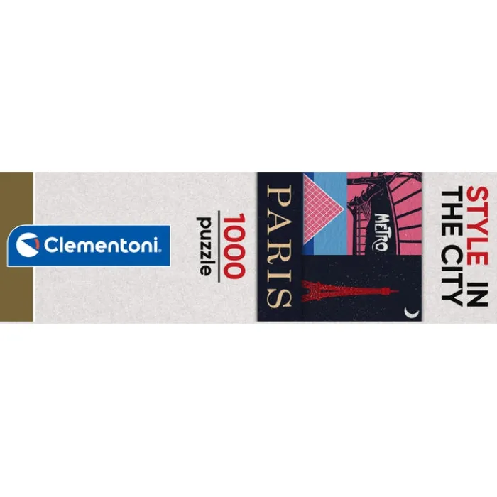 Clementoni Football|Vintage|Style In The City - Paris - 1000 pièces