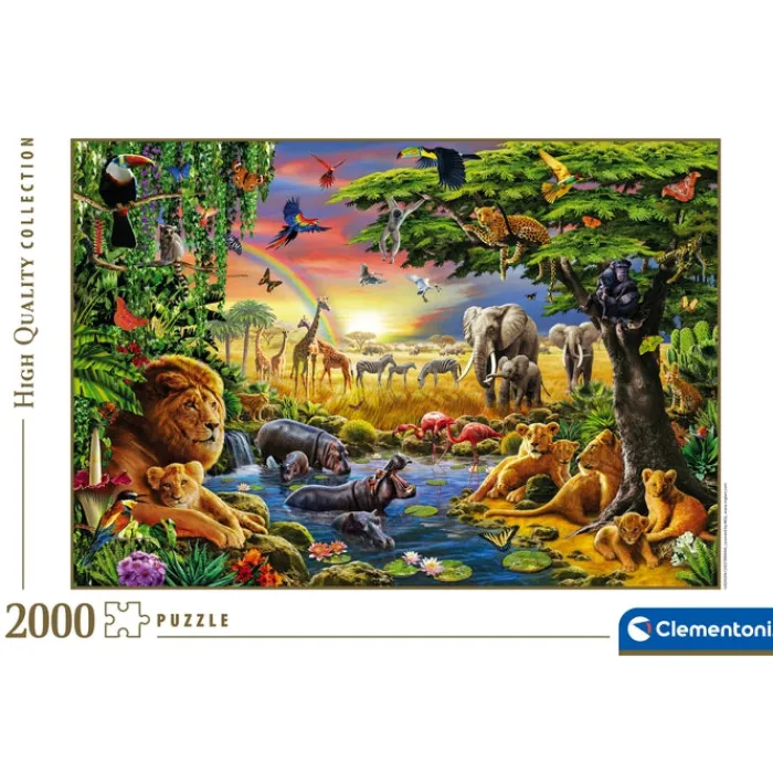 Clementoni Football|Vintage|The African Gathering - 2000 pièces
