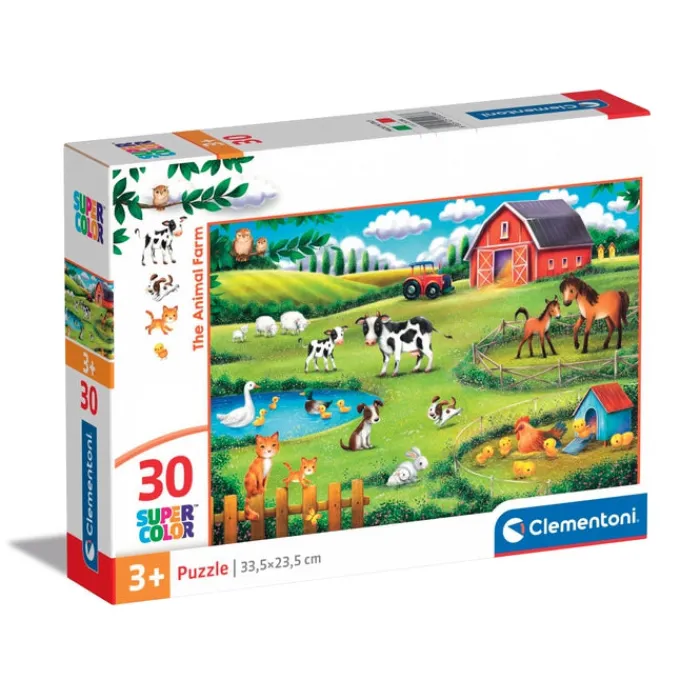 Clementoni Cartes|Illustrations|The Animal Farm - 30 pièces