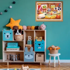 Clementoni Animaux|Cartes|The Farmyard Family - 2x20 pièces