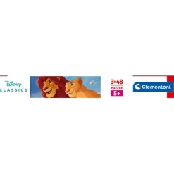 Clementoni Cartes|Personnages Disney|The Lion King - 3x48 pièces