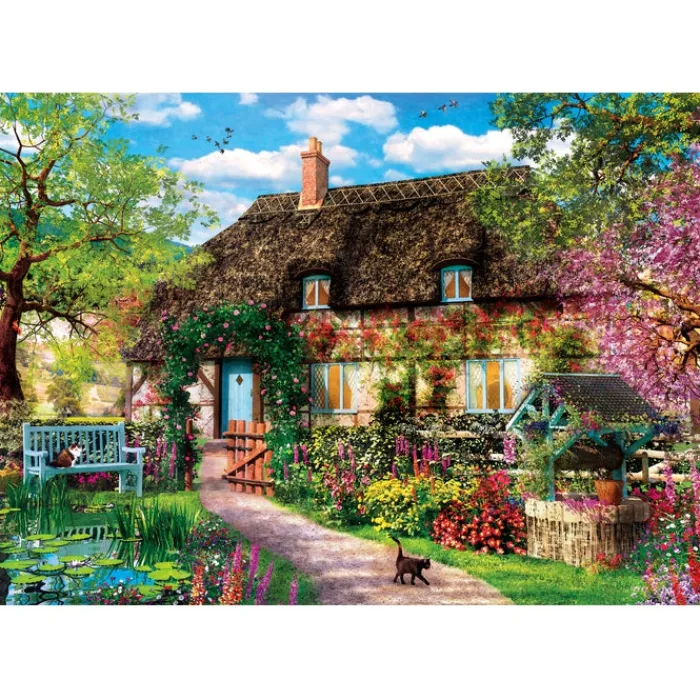 Clementoni Football|Vintage|The Old Cottage - 1000 pièces