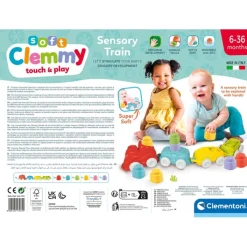 Clementoni Cubes Souples Clemmy|Train sensoriel Clemmy