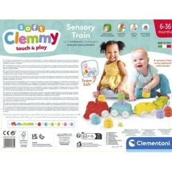 Clementoni Cubes Souples Clemmy|Train sensoriel Clemmy