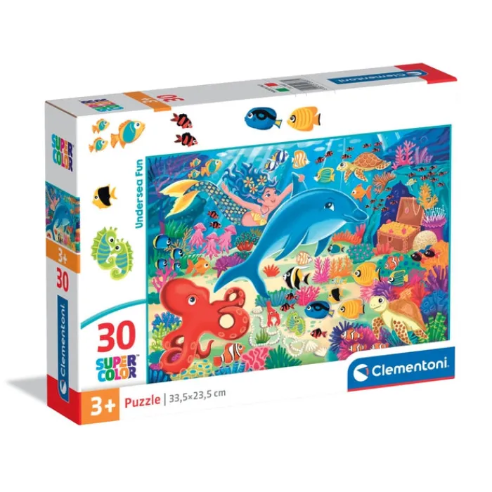 Clementoni Cartes|Animaux|Undersea Fun - 30 pièces