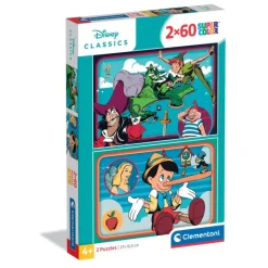 Clementoni Cartes|Personnages Disney|Wd Classic - 60 pièces