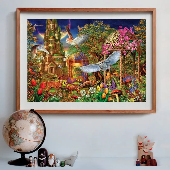 Clementoni Football|Vintage|Woodland Fantasy Garden - 1500 pièces