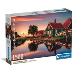 Clementoni Football|Vintage|Zaanse Schans - 1500 pièces